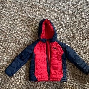 Boys Under Armor puffer coat size 5